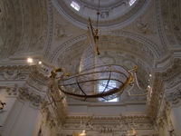 A chandallier of a sailing boat - signifying freedom of religion