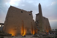 Outside front of Karnak Temple