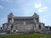 One of many monuments in Rome..