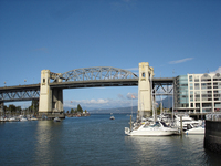 View across the river to Granville Bridge