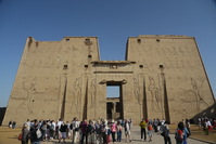The front of theTemple of Horus