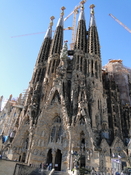 Gaudy Sagred Familia Outside