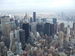 The view from the top of manhattan, The Empire State building.