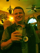 Joe enjoying his Absinthe