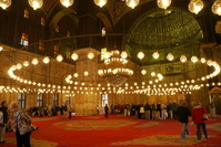Inside the Alabaster Mosque