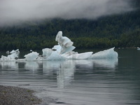 An iceberg shaped like a Pelican