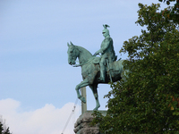 Statue of Von Bismark on the banks of the Rhine