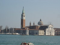 View approaching Venice by Water Taxi